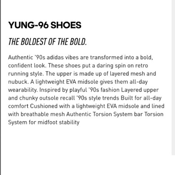 Adidas Young-96 Shoes - Picture 13 of 15